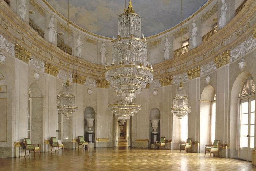 Salon de marbre du château résidentiel de Ludwigsbourg 